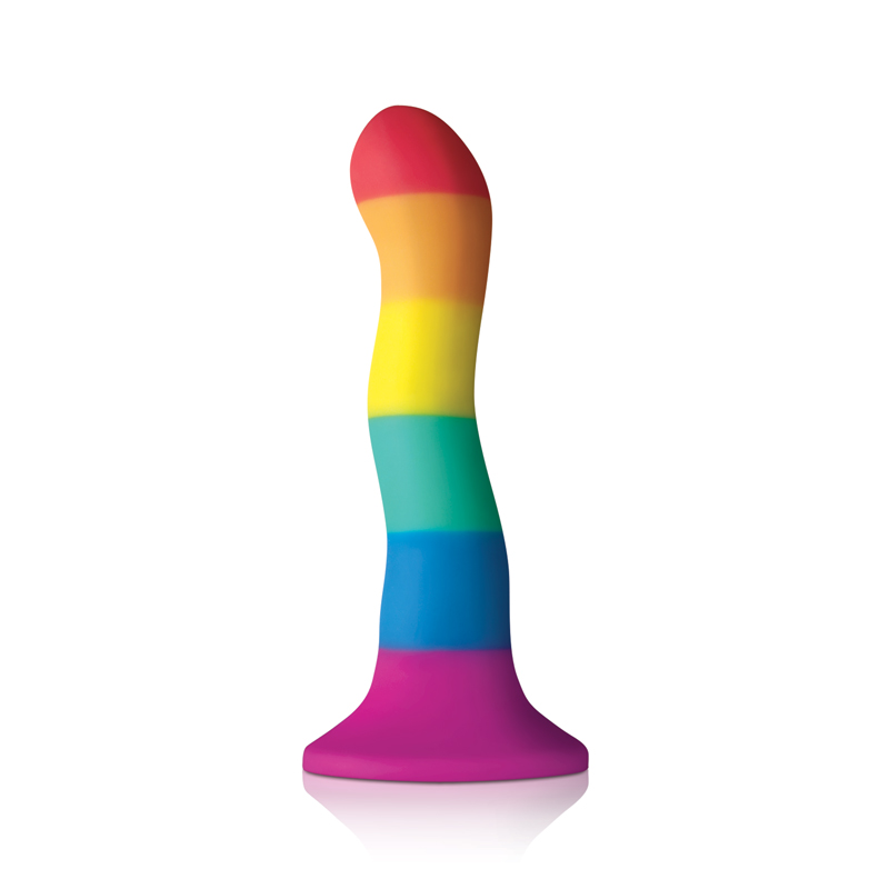 Colours - Pride Edition - 6" Wave Dildo - Rainbow