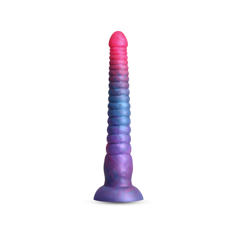 Colours - Stacked - 9" Dildo - Pink/Blue