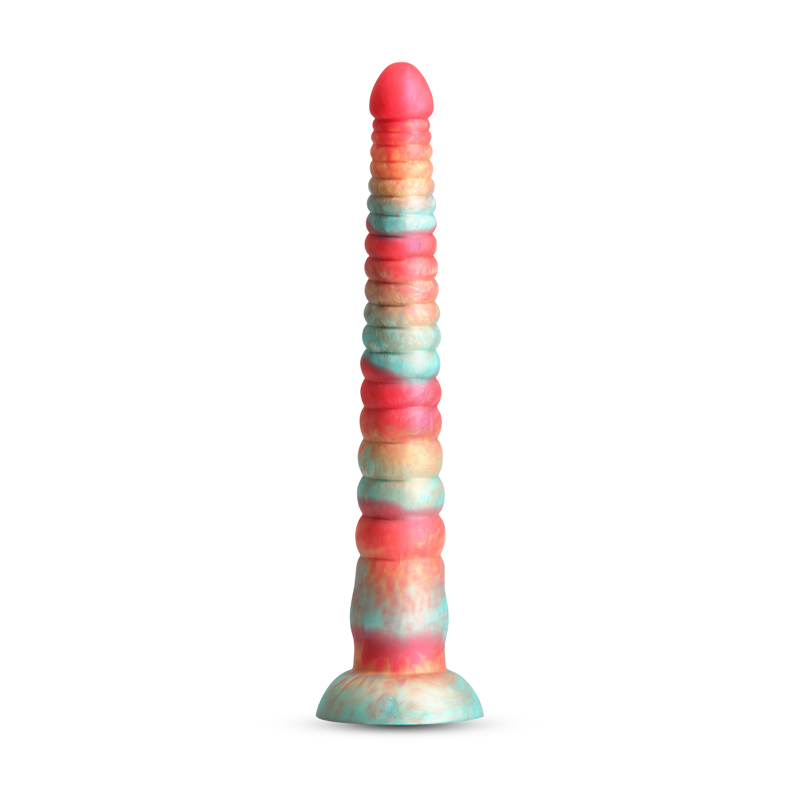 Colours - Stacked - 12" Dildo - Red/Gold