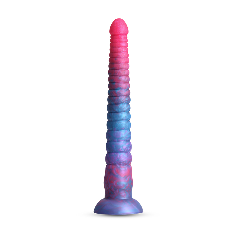 Colours - Stacked - 12" Dildo - Pink/Blue