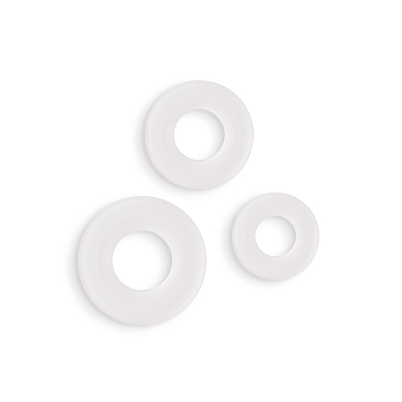 Firefly - 3pc Bubble Rings - White