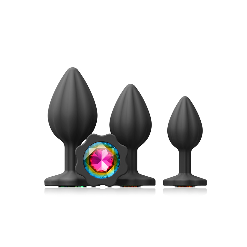 Glams - Groove - 3pc Kit - Black/Rainbow