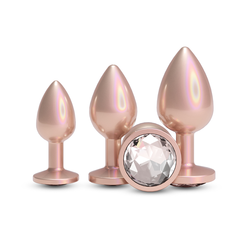 Rear Assets - Trainer Kit - Iridescent Champagne - Clear Gem