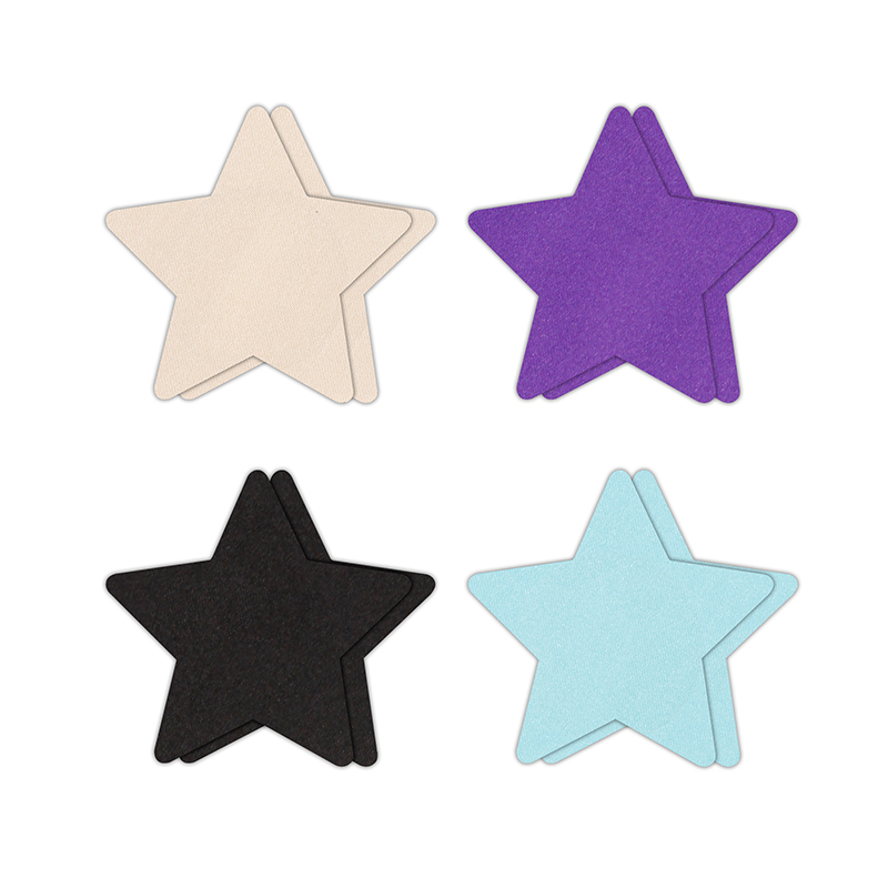 Pretty Pasties - Star I - Assorted - 4 Pair