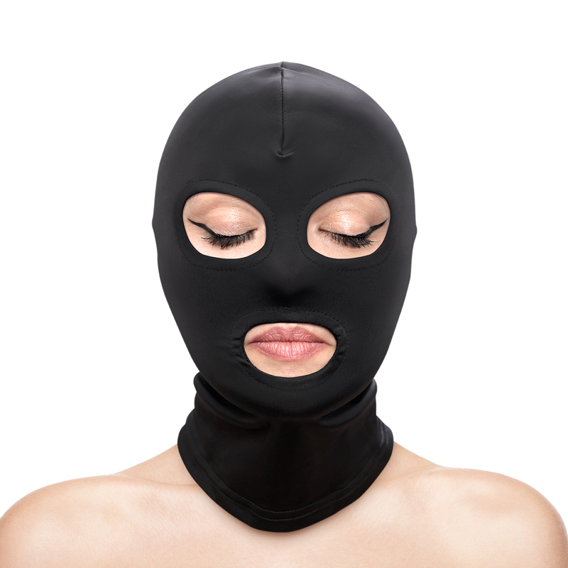 Fetish & Fashion - Eyes & Mouth Hood - Black - Alternate Package