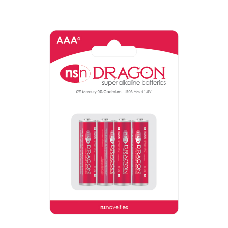 Dragon - 4pk Alkaline AAA