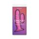 Colours - Ribbed - 6&quot; Vibrating - Pink