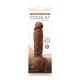 Colours - Pleasures - Vibrating - 5&quot; Dildo - Brown