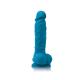 Colours - Pleasures - Vibrating - 5&quot; Dildo - Blue