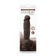 Colours - Pleasures - Vibrating - 5&quot; Dildo - Dark Brown