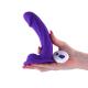 Colours - Curve - Vibrating - 6&quot; Dildo - Purple