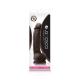 Colours - Dual Density - 5&quot; Dildo - Dark Brown