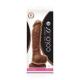 Colours - Dual Density - 8&quot; Dildo - Brown