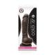 Colours - Dual Density - 8&quot; Dildo - Dark Brown