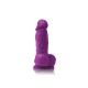 Colours Pleasures - 4&quot; Dildo - Purple