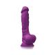 Colours Pleasures - 7&quot; Dildo - Purple