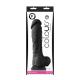Colours - Pleasures - 8&quot; Dildo - Black