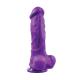 Colours - Pleasures - Thick 8&quot; Dildo - Purple