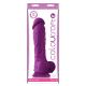 ColourSoft - 8&quot; Soft Dildo - Purple