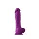 ColourSoft - 8&quot; Soft Dildo - Purple