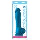 ColourSoft - 8&quot; Soft Dildo - Blue