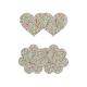 Pretty Pasties - Heart & Flower - Glow - 2 Pair