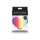 Pretty Pasties - Pride Heart & Flower - Rainbow - 2 Pair