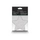 Pretty Pasties - Glitter Stars - Red/Silver - 2 Pair