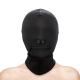 Hustler Taboo - Zippered Mouth Hood - Black